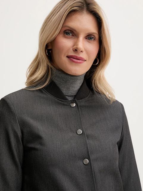 United Colors of Benetton kurtka kolor szary przejściowa 2R4CDW03B