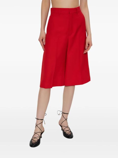 AMI Paris virgin wool shorts - Red - zdjęcie produktu nr 2