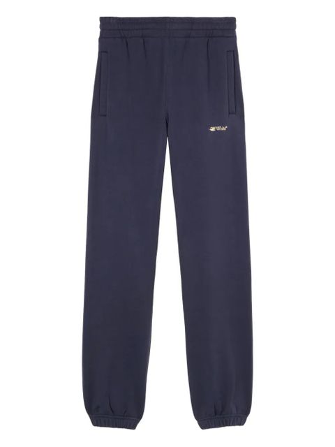 Off-White Ink logo-print track pants - Blue - zdjęcie produktu nr 1