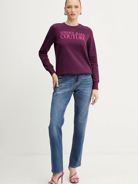 Versace Jeans Couture jeansy damskie high waist 79HAB5B1 CDWAC - zdjęcie produktu nr 2