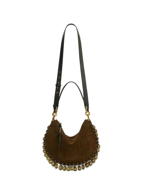 ISABEL MARANT Oskan Soft half-moon medallions-pendents shoulder bag - Brown - zdjęcie produktu nr 1
