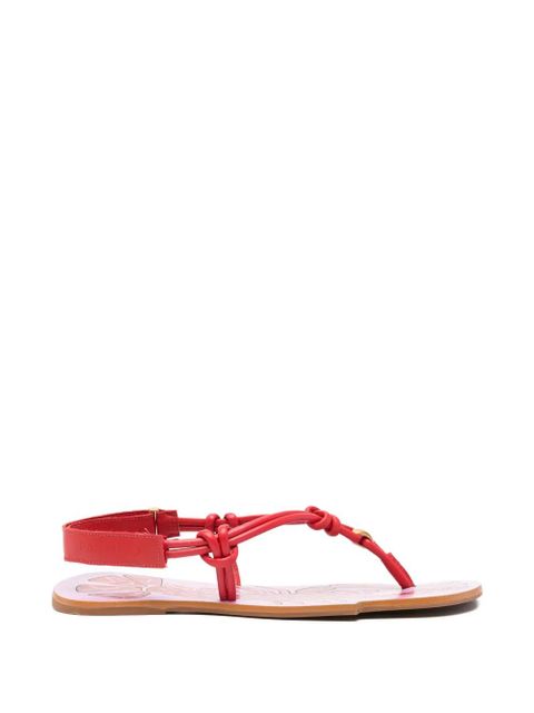 FARM Rio lobster knotted-strap sandals - Red - zdjęcie produktu nr 1