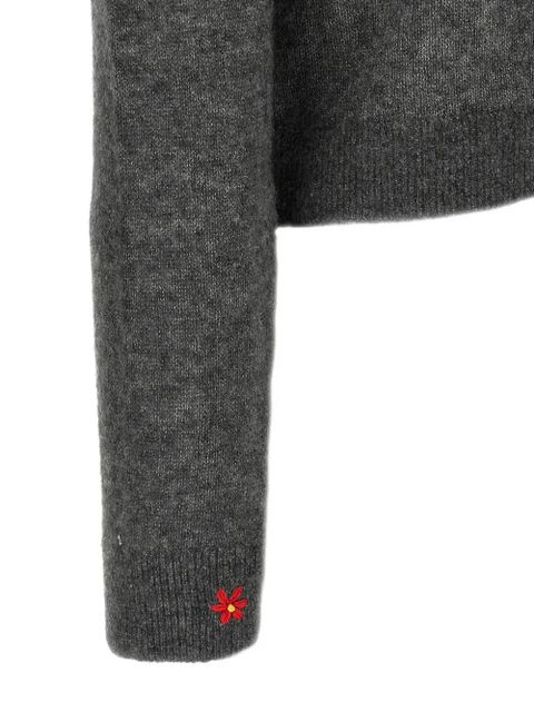 Tory Burch embroidery cardigan - Grey - zdjęcie produktu nr 2