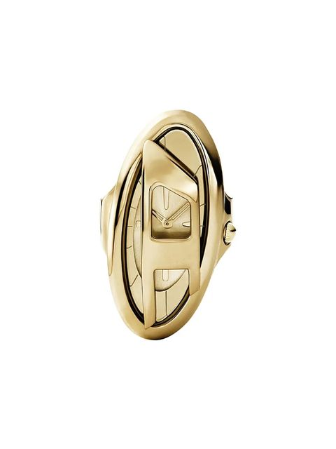 Diesel zegarek D-Era Watch ring damski kolor złoty DZ5626 - zdjęcie produktu nr 2