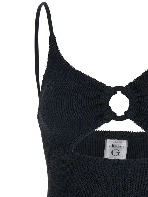 Hunza G cut-out swimsuit - Black