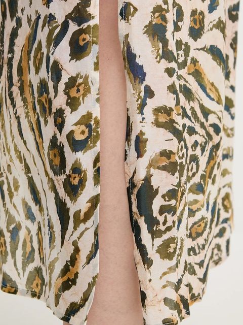 Marc Aurel spódnica kolor beżowy midi prosta 2286-1021-93436