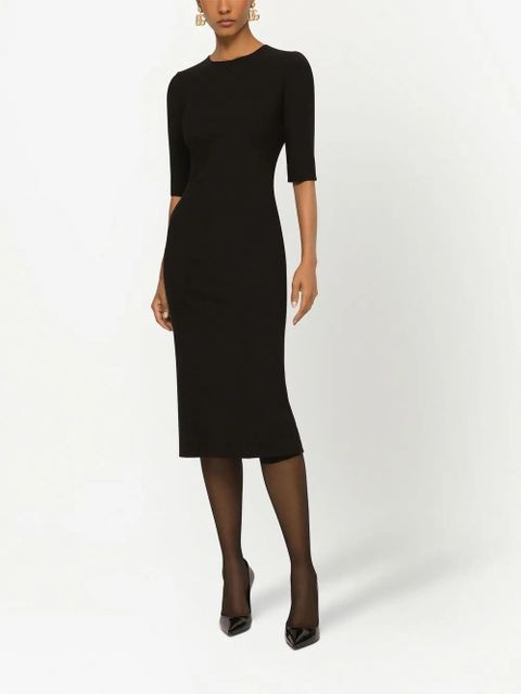 Dolce & Gabbana wool midi dress - Black