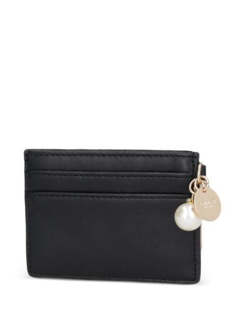 TWINSET faux-pearl charm card holder - Black - zdjęcie produktu nr 2