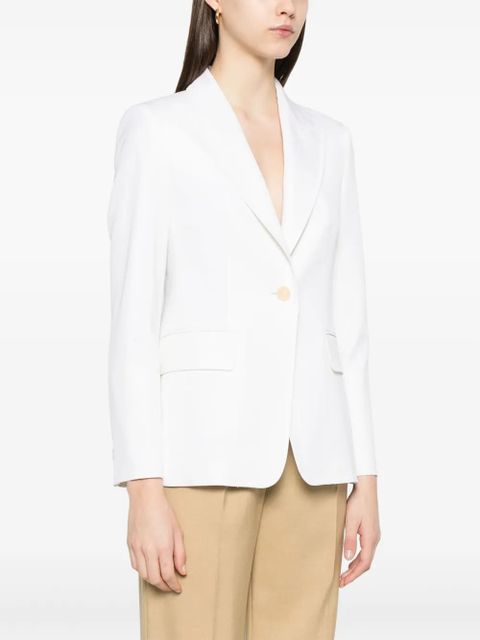 Max Mara single-breasted blazer - White - zdjęcie produktu nr 2