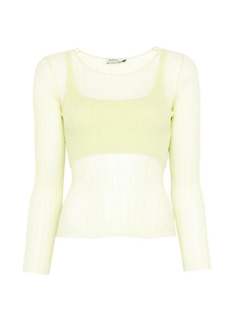 Simkhai Leonie ribbed top - Yellow - zdjęcie produktu nr 1