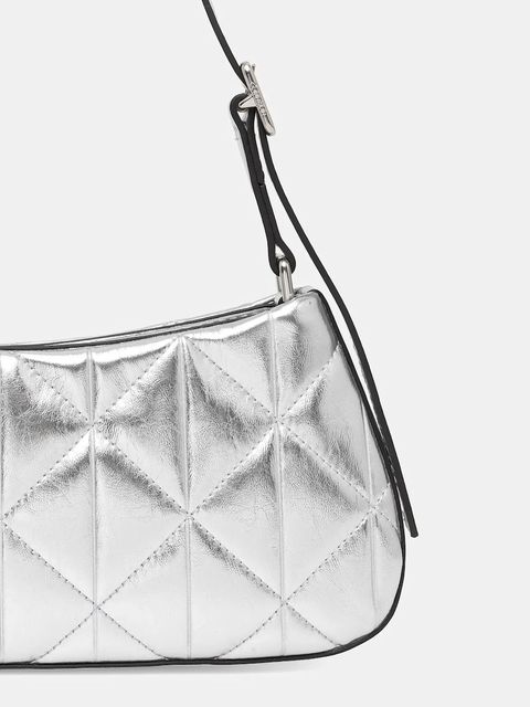 Calvin Klein torebka kolor srebrny LV04F3445G - zdjęcie produktu nr 2