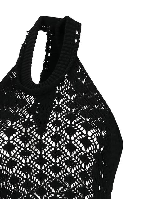 Blumarine halterneck dress - Black