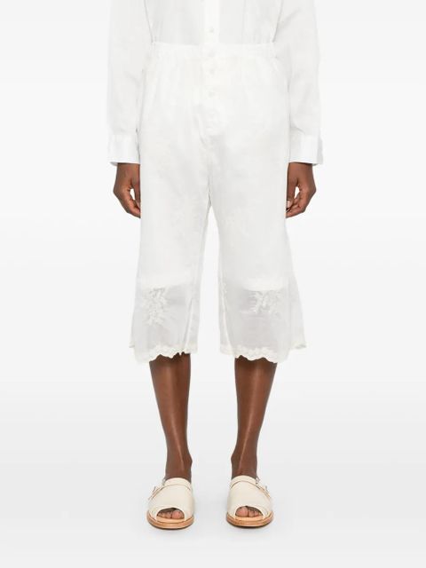 OUR LEGACY Frill bermuda shorts - Neutrals