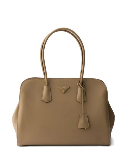 Prada large leather tote bag - Neutrals - zdjęcie produktu nr 1