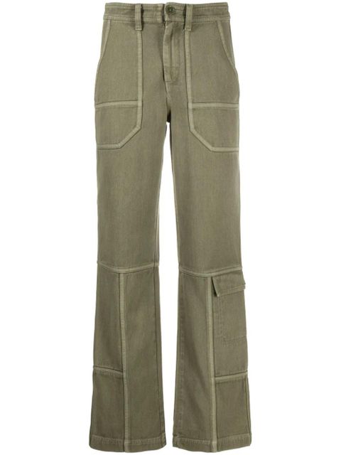 Zadig&Voltaire Pepper straight-leg trousers - Green - zdjęcie produktu nr 1