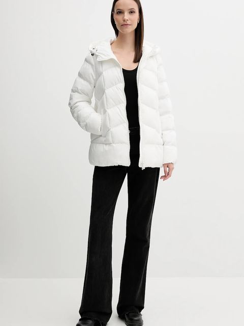 Geox kurtka damska kolor biały zimowa W4628P-T3144-F9000 - zdjęcie produktu nr 2