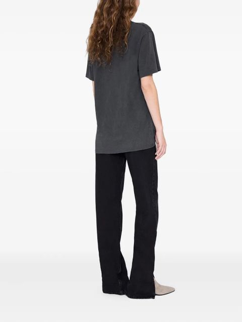 ANINE BING Lili horse-print T-shirt - Black - zdjęcie produktu nr 2