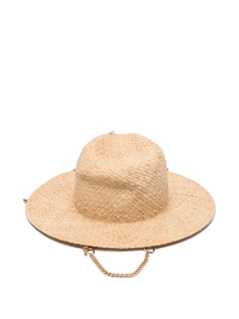 Ruslan Baginskiy chain strap fedora hat - Neutrals - zdjęcie produktu nr 2