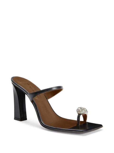 Giuseppe Zanotti 90mm Icon Ring sandals - Black