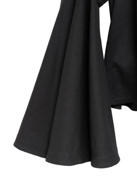 Jacquemus tie-fastening blouse - Black