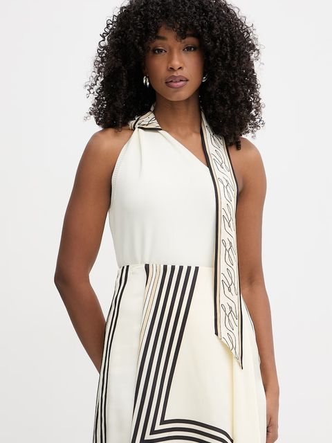 Karl Lagerfeld bluzka asymetryczna damska z wiskozą - zdjęcie produktu nr 2