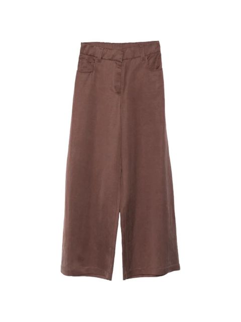 Alysi wide-leg trousers - Brown - zdjęcie produktu nr 1