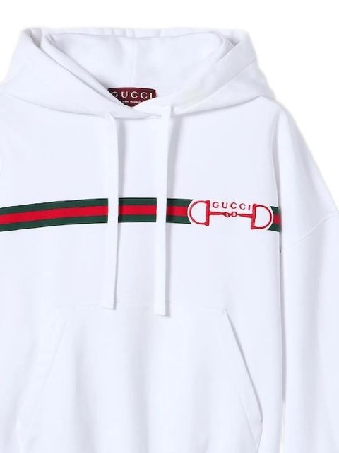 Gucci stripe logo hoodie - White - zdjęcie produktu nr 2