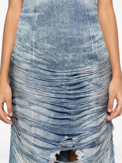 Diesel fringed minidress - Blue - zdjęcie produktu nr 2