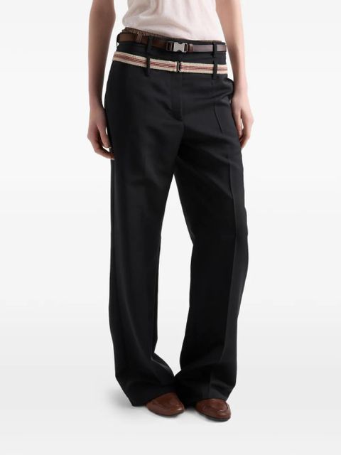 Prada kid mohair pants - Black