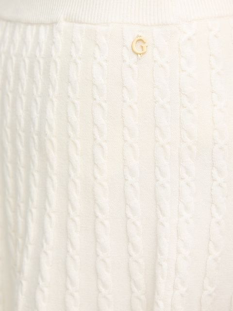 Guess spódnica z domieszką wełny HANNA