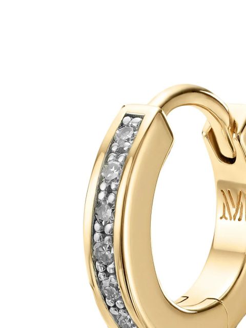 Monica Vinader skinny huggie hoop earrings - Gold