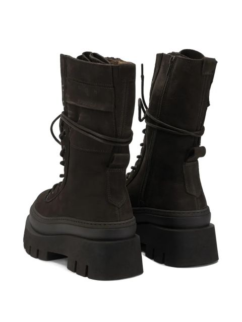 Copenhagen leather combat boots - Brown