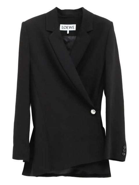 LOEWE asymmetric single-button blazer - Black - zdjęcie produktu nr 1