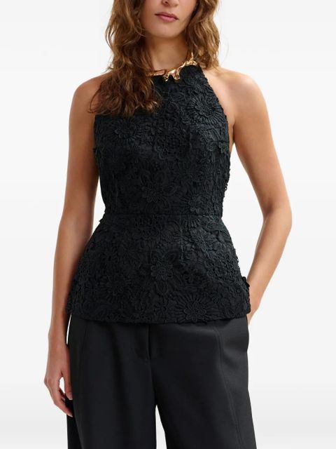 Essentiel Antwerp Jarot floral-lace blouse - Black