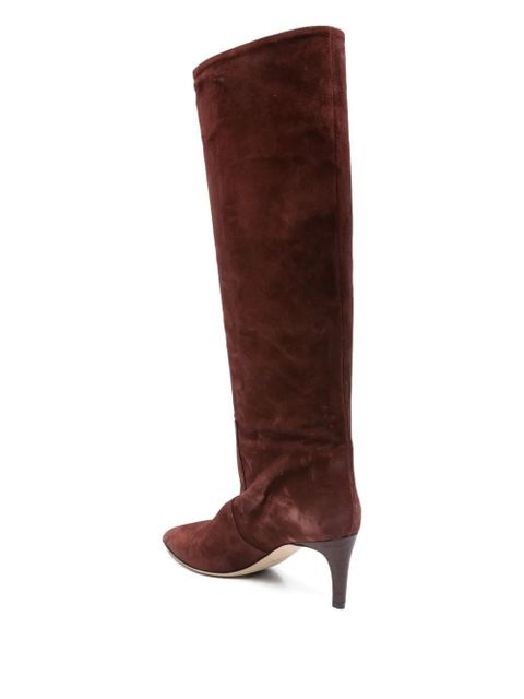 Paris Texas 60mm suede pointed-toe boots - Brown