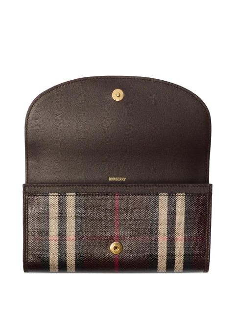 Burberry logo-detail wallet - Brown
