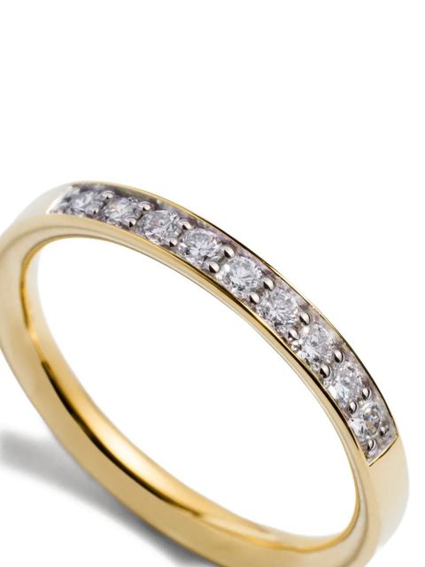 Monica Vinader Essential diamond ring - Gold