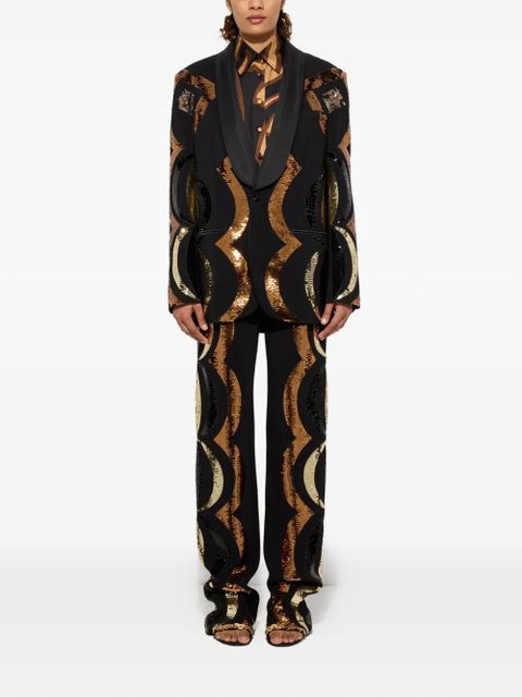 PUCCI Collane embroidered blazer - Black - zdjęcie produktu nr 2