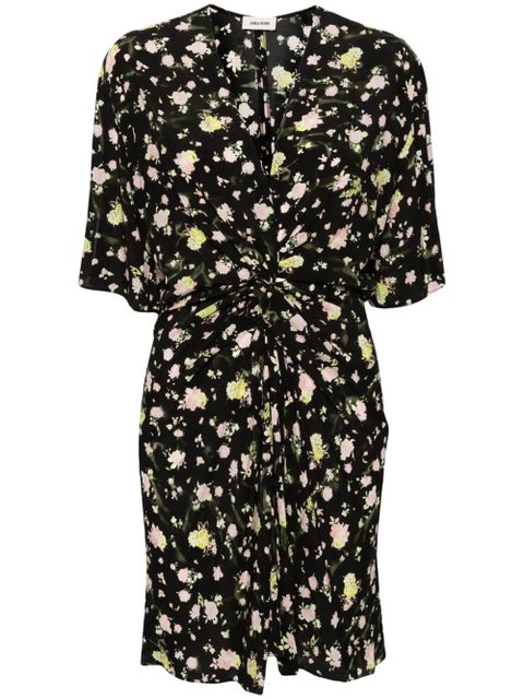 Zadig&Voltaire Rozom floral-print minidress - Black - zdjęcie produktu nr 1