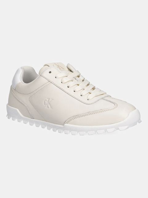Calvin Klein Jeans sneakersy skórzane LOW PROFILE RUNNER - zdjęcie produktu nr 1