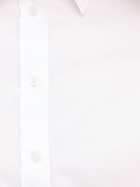 Gant koszula bawełniana damska kolor biały regular z kołnierzykiem klasycznym 4300348