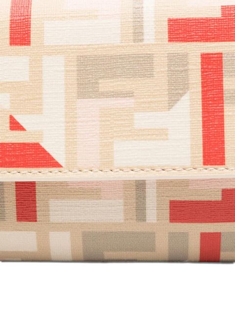 FENDI Roma FF-pattern clutch bag - Neutrals