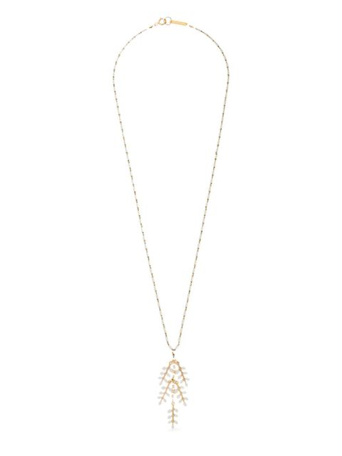 ISABEL MARANT leaf-pendant necklace - Gold - zdjęcie produktu nr 1