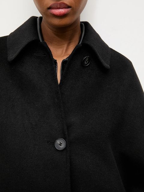 Answear.LAB płaszcz wełniany kolor czarny