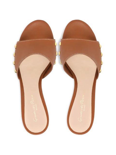 Gianvito Rossi studded sandals - Brown