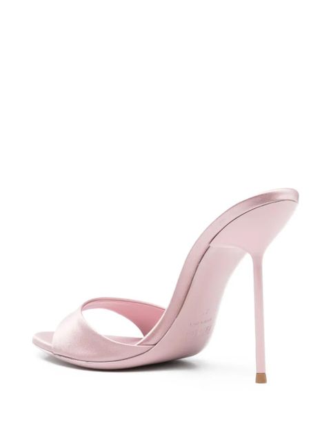 Paris Texas 105mm Lidia stiletto heeled mules - Pink