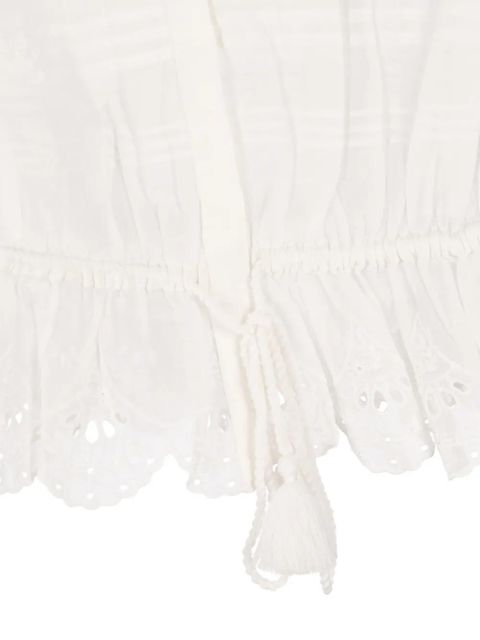 ISABEL MARANT ruffled shirt - White