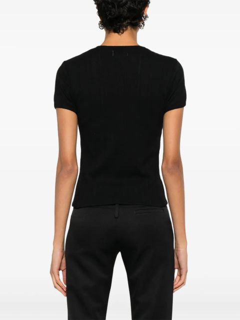 Coperni cut-out T-shirt - Black
