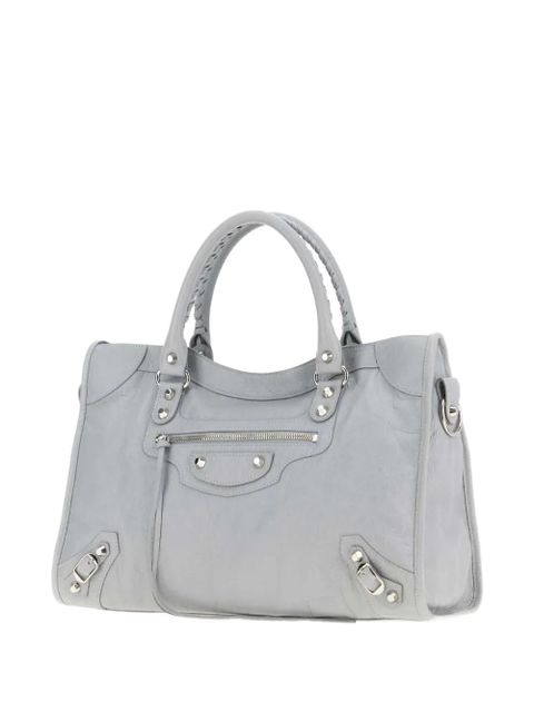 Balenciaga Le City leather tote bag - Grey