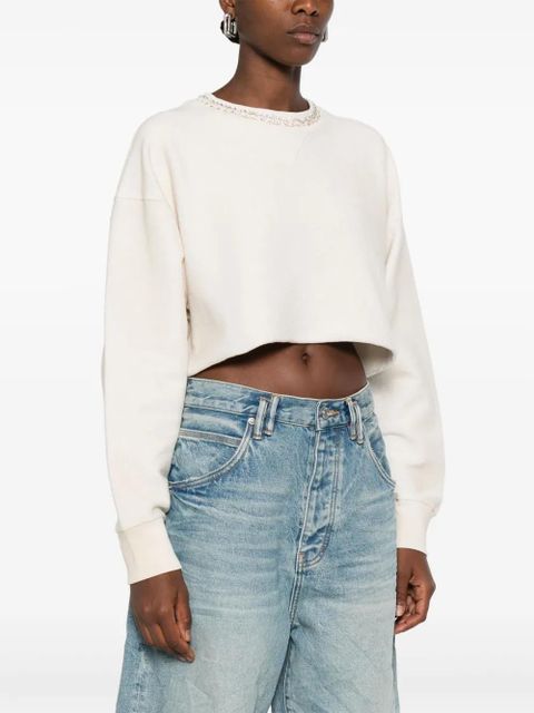 Golden Goose cropped sweater - Neutrals